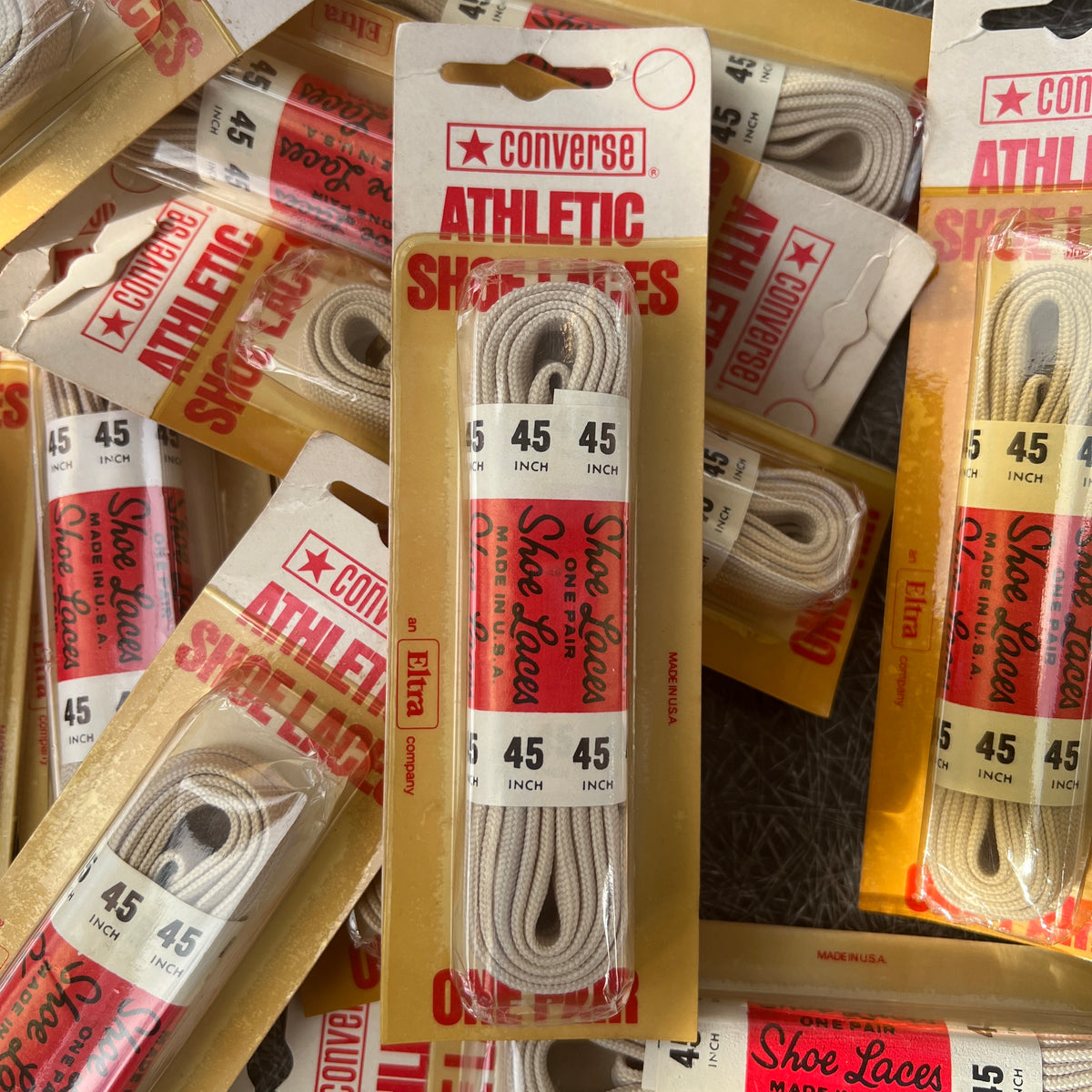 1970s Converse (an Eltra company) Athletic Shoe Laces (New Old Stock)