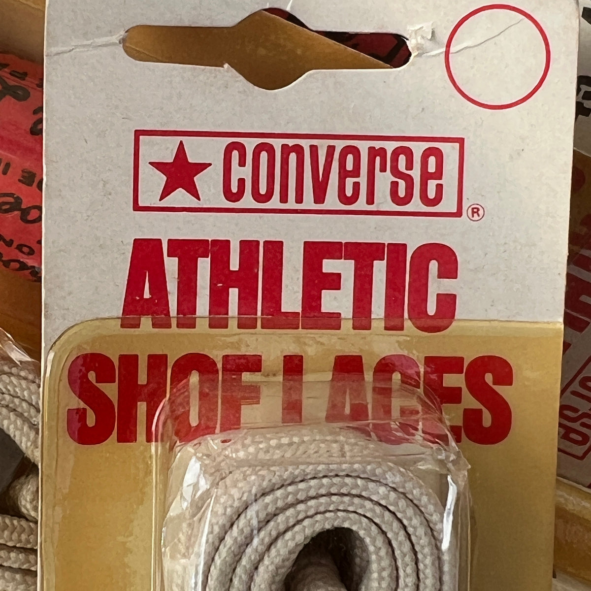 1970s Converse (an Eltra company) Athletic Shoe Laces (New Old Stock)