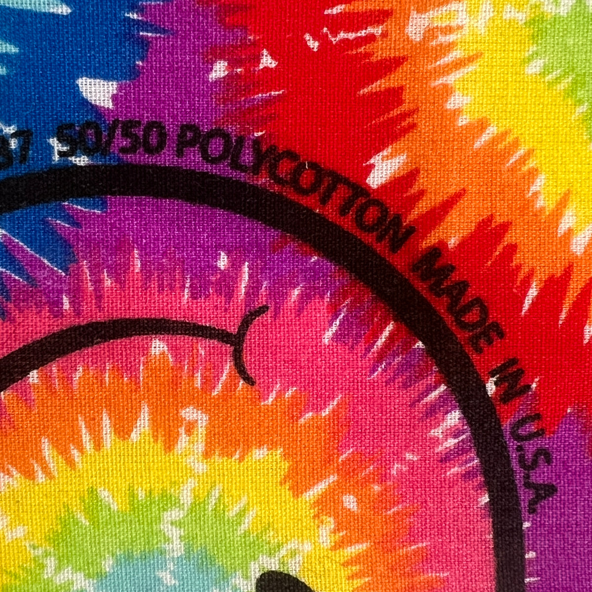 1990s HAV-A-HANK The Smiley Face Tie-Dye Bandana