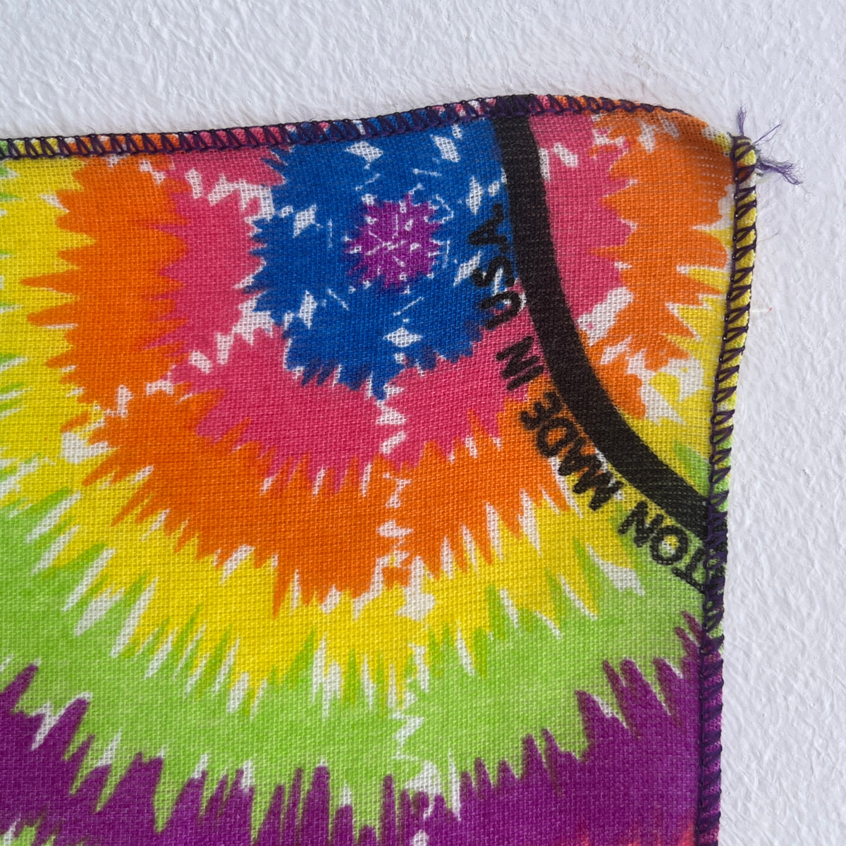 1990s HAV-A-HANK The Smiley Face Tie-Dye Bandana