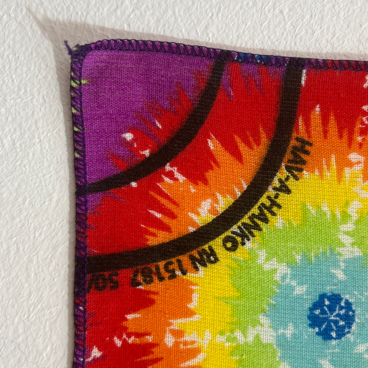 1990s HAV-A-HANK The Smiley Face Tie-Dye Bandana