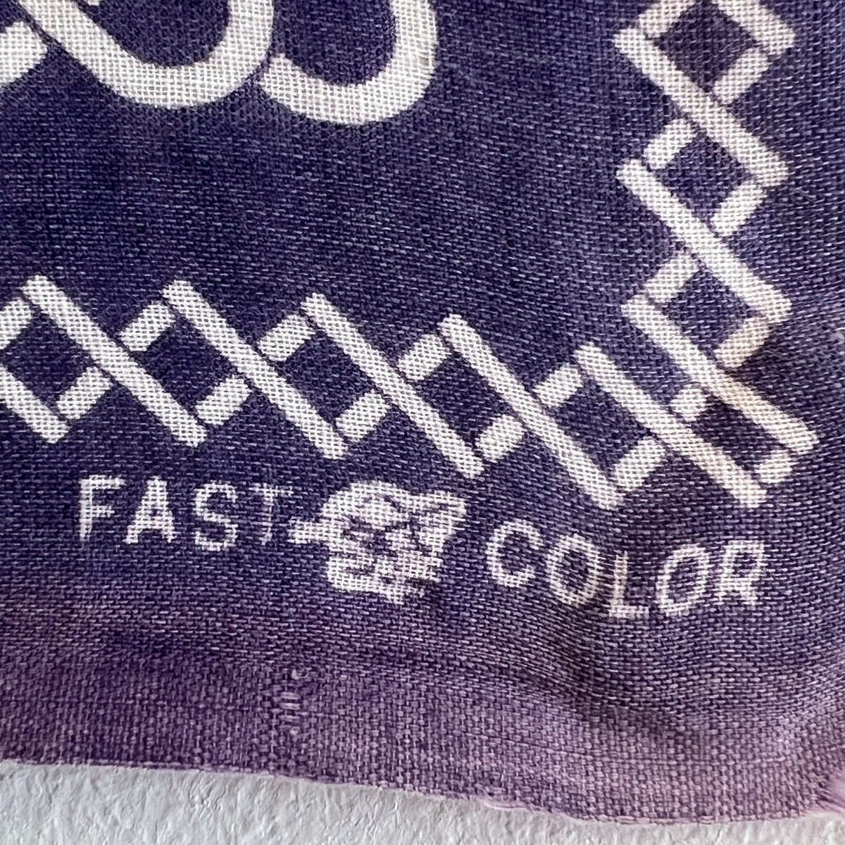 1950s Tiger Faded Navy Blue Color Bandana