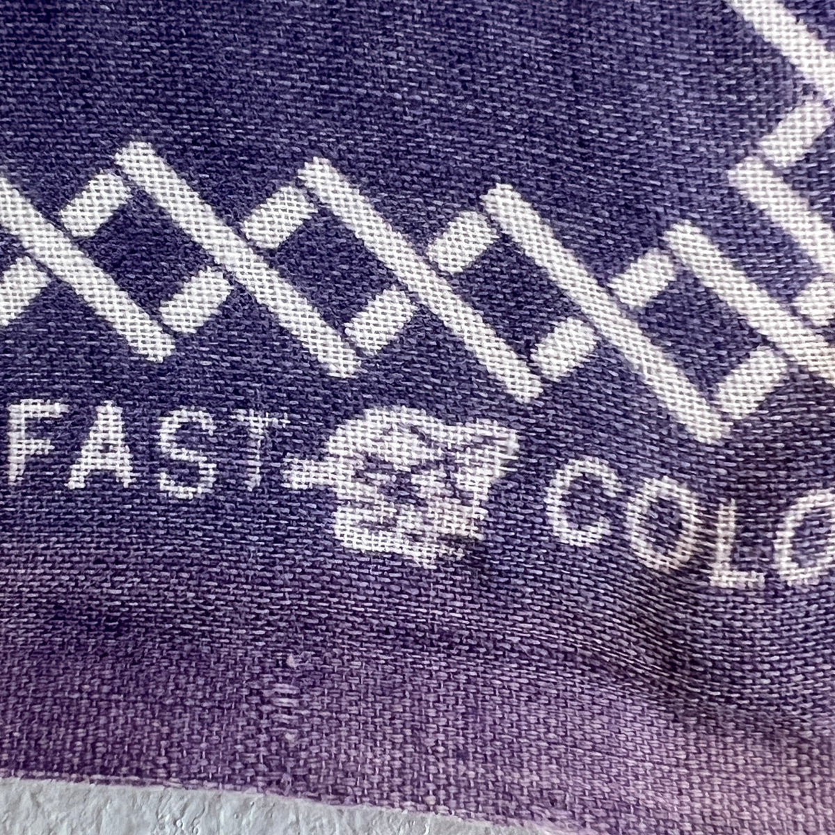 1950s Tiger Faded Navy Blue Color Bandana