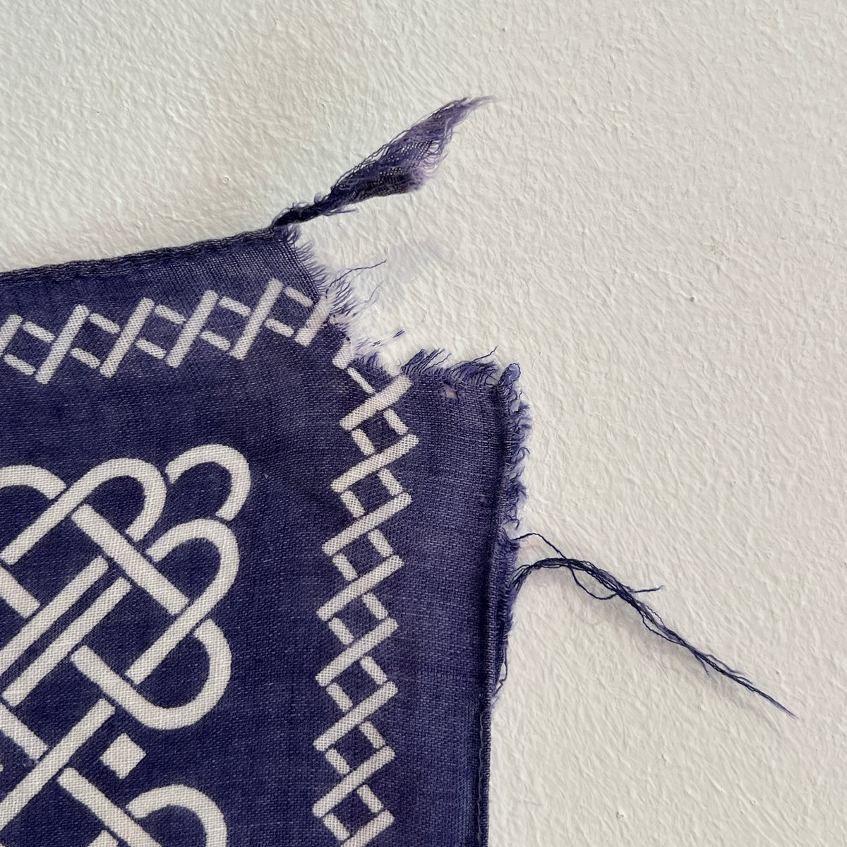 1950s Tiger Faded Navy Blue Color Bandana