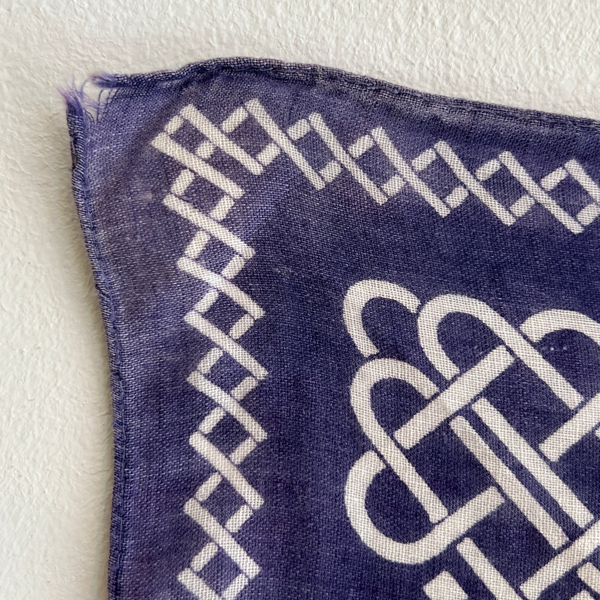 1950s Tiger Faded Navy Blue Color Bandana