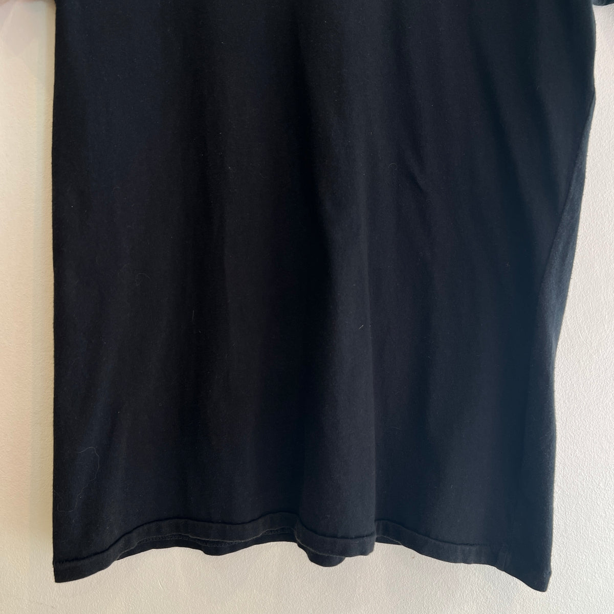 2000s Jimmy'z Black T-Shirt with Signature Logo Print