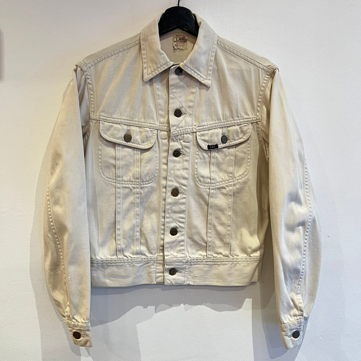 1960s Lee Westerner 100-J Trucker Beige Jacket