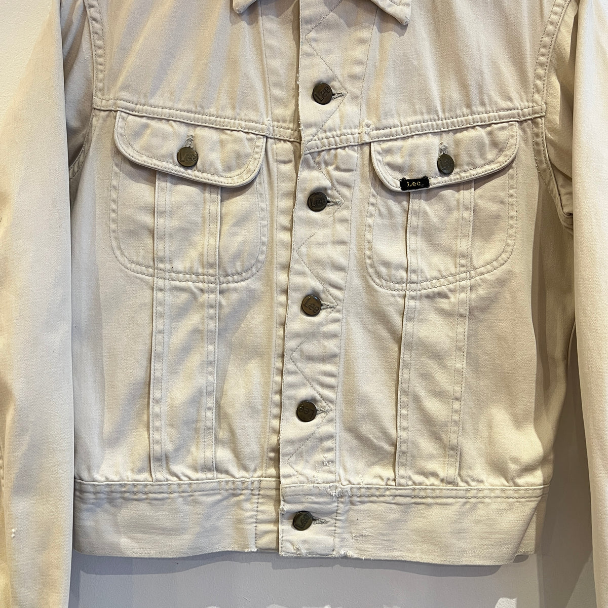 1960s Lee Westerner 100-J Trucker Beige Jacket