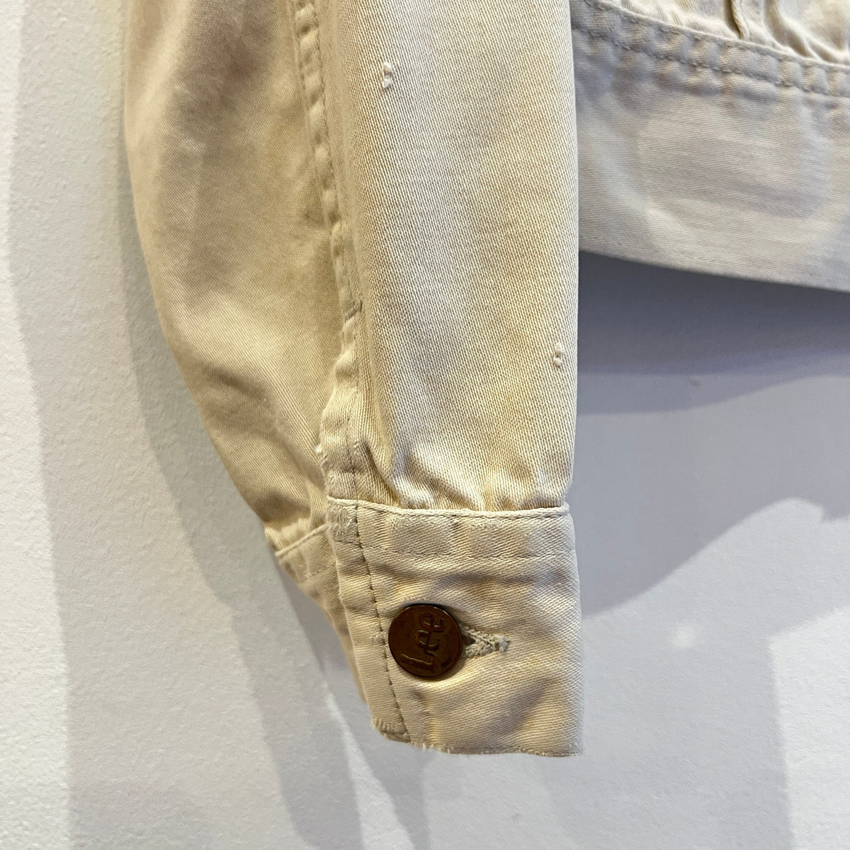 1960s Lee Westerner 100-J Trucker Beige Jacket