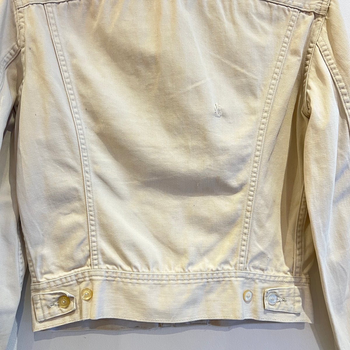 1960s Lee Westerner 100-J Trucker Beige Jacket
