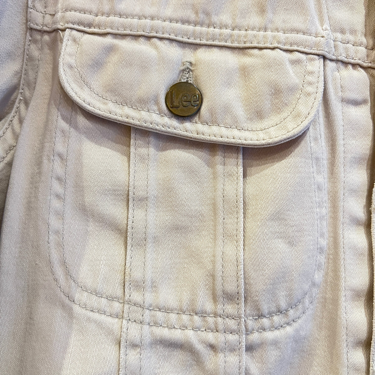 1960s Lee Westerner 100-J Trucker Beige Jacket