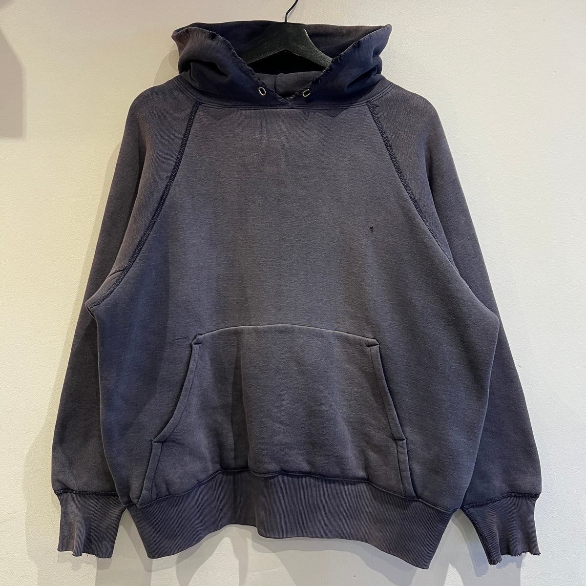 1960s Mayo Spruce Double Face Sun-faded Navy Blue Hoodie Sweatshirt