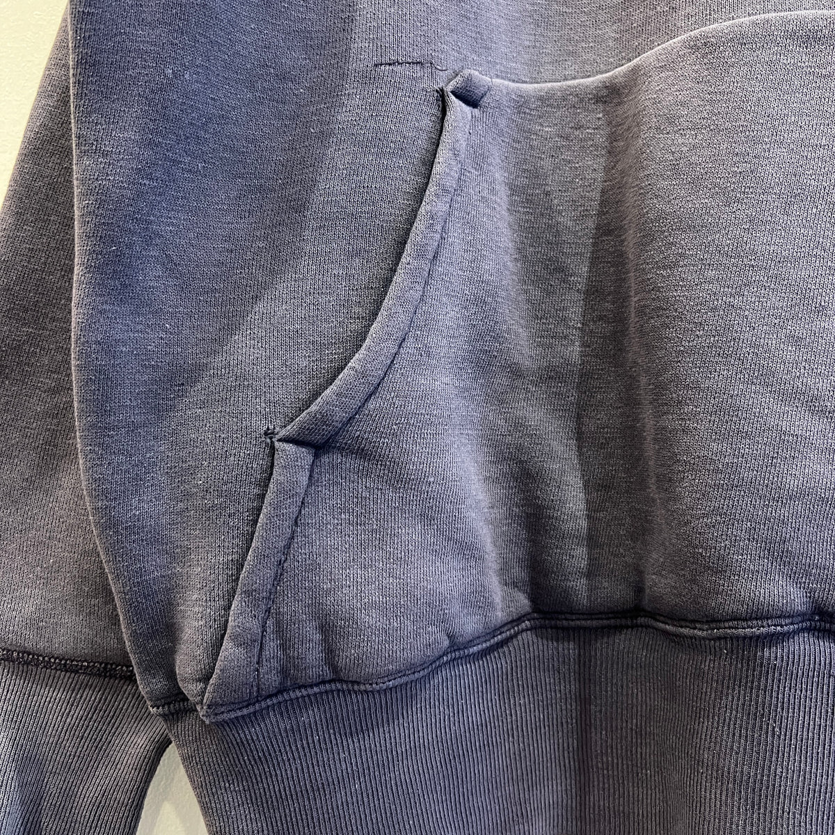 1960s Mayo Spruce Double Face Sun-faded Navy Blue Hoodie Sweatshirt