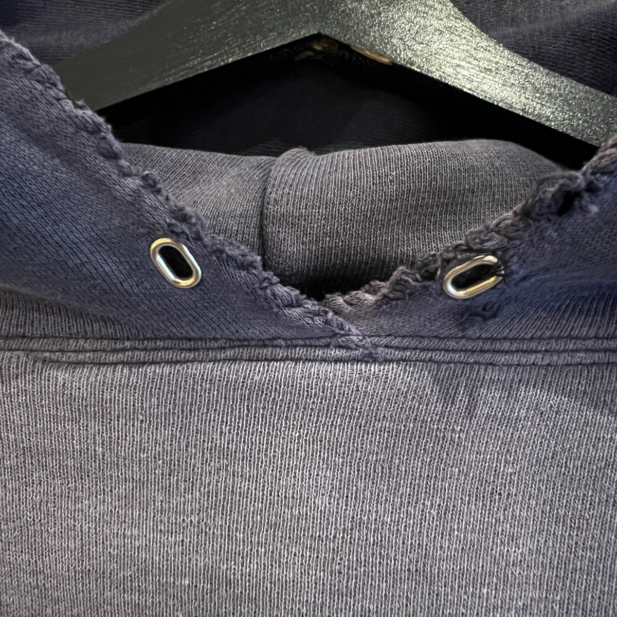 1960s Mayo Spruce Double Face Sun-faded Navy Blue Hoodie Sweatshirt