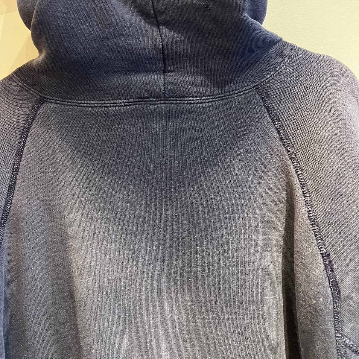 1960s Mayo Spruce Double Face Sun-faded Navy Blue Hoodie Sweatshirt