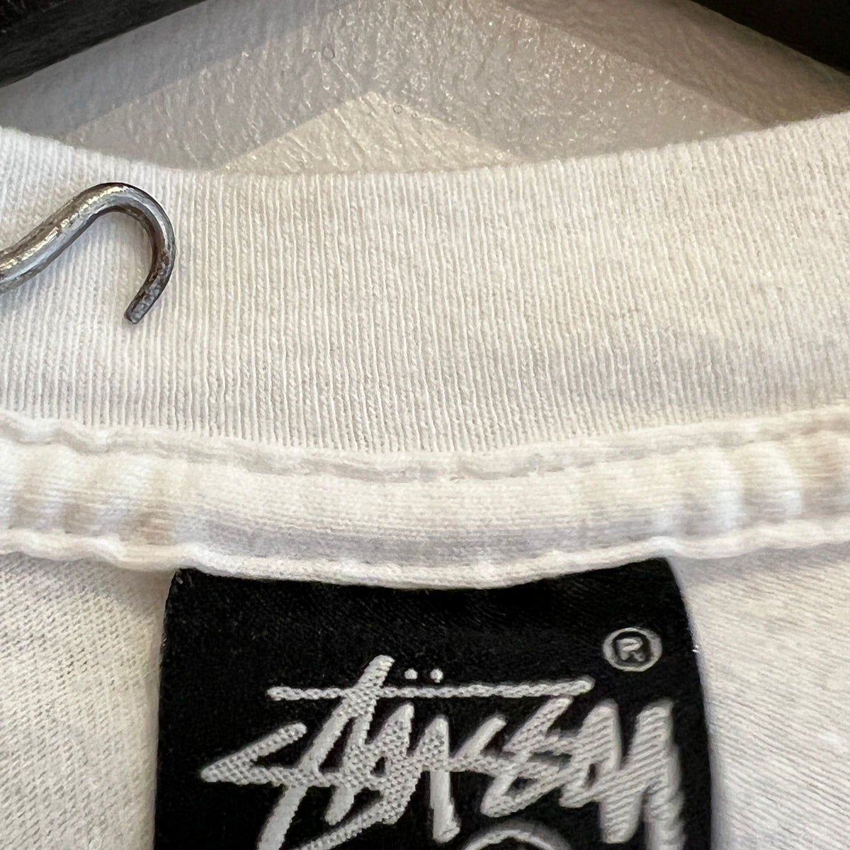 1990s ~ 1994s Stüssy White T-Shirt with the Classic Iconic Youth Brigade Graphic Print