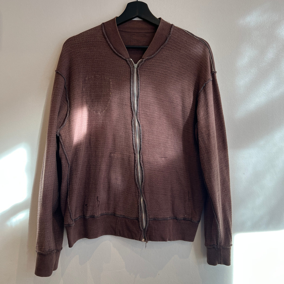1960s Champion Varsity Brown Jacket with Harvard University Police Patch