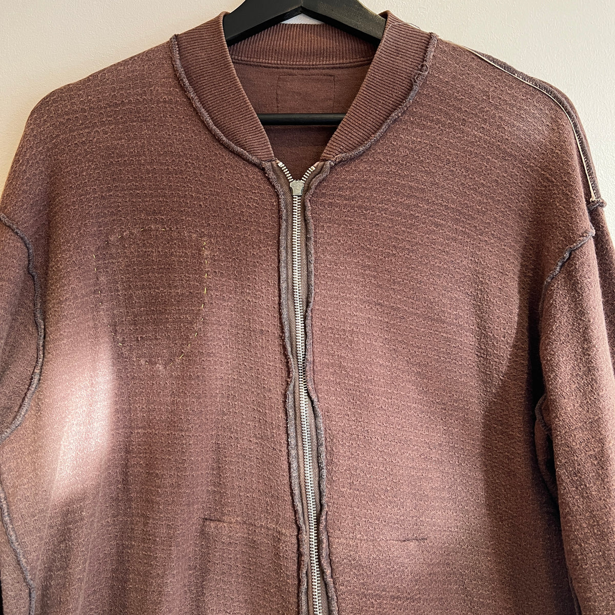 1960s Champion Varsity Brown Jacket with Harvard University Police Patch