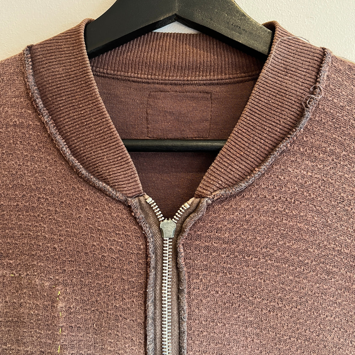 1960s Champion Varsity Brown Jacket with Harvard University Police Patch