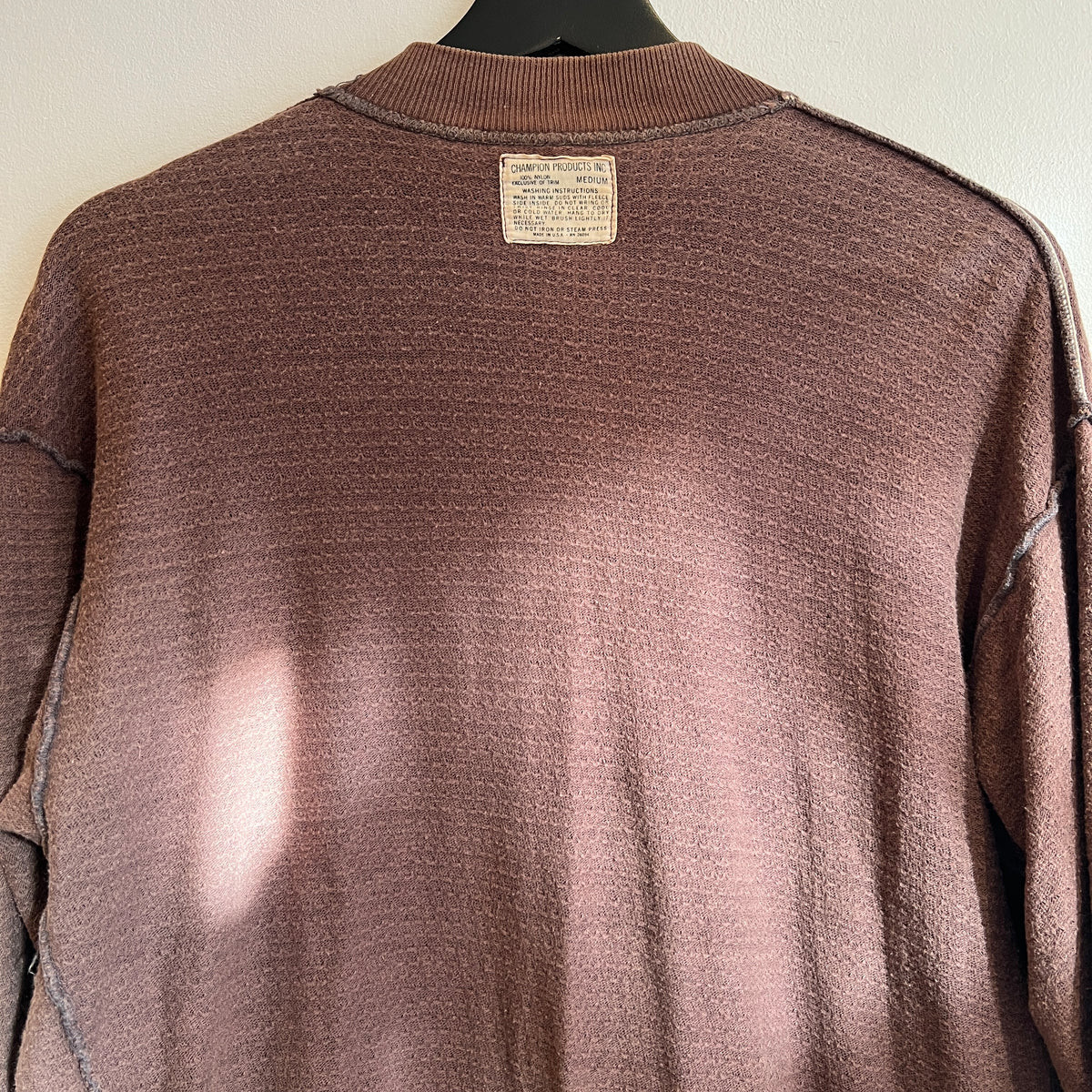 1960s Champion Varsity Brown Jacket with Harvard University Police Patch