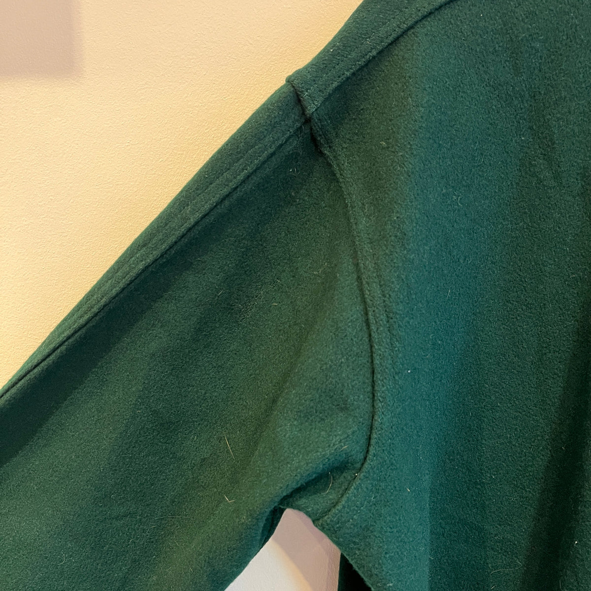 1951s ~ 1961s Champion Varsity Wool Green Jacket with Michigan State Crest and Gruff Sparty Patch