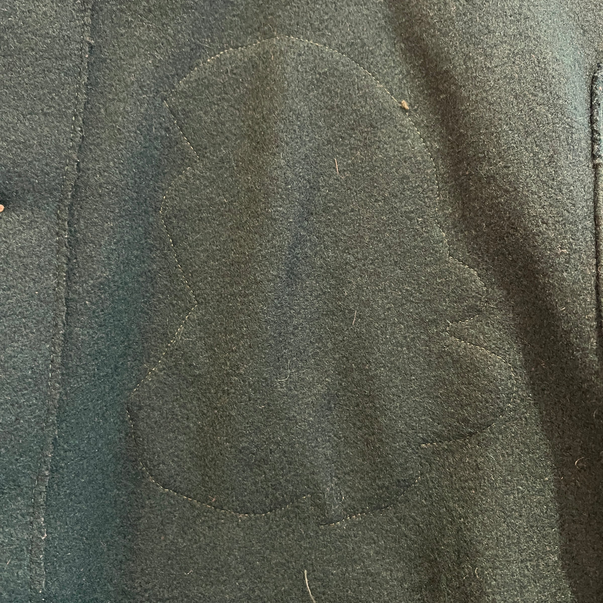 1951s ~ 1961s Champion Varsity Wool Green Jacket with Michigan State Crest and Gruff Sparty Patch