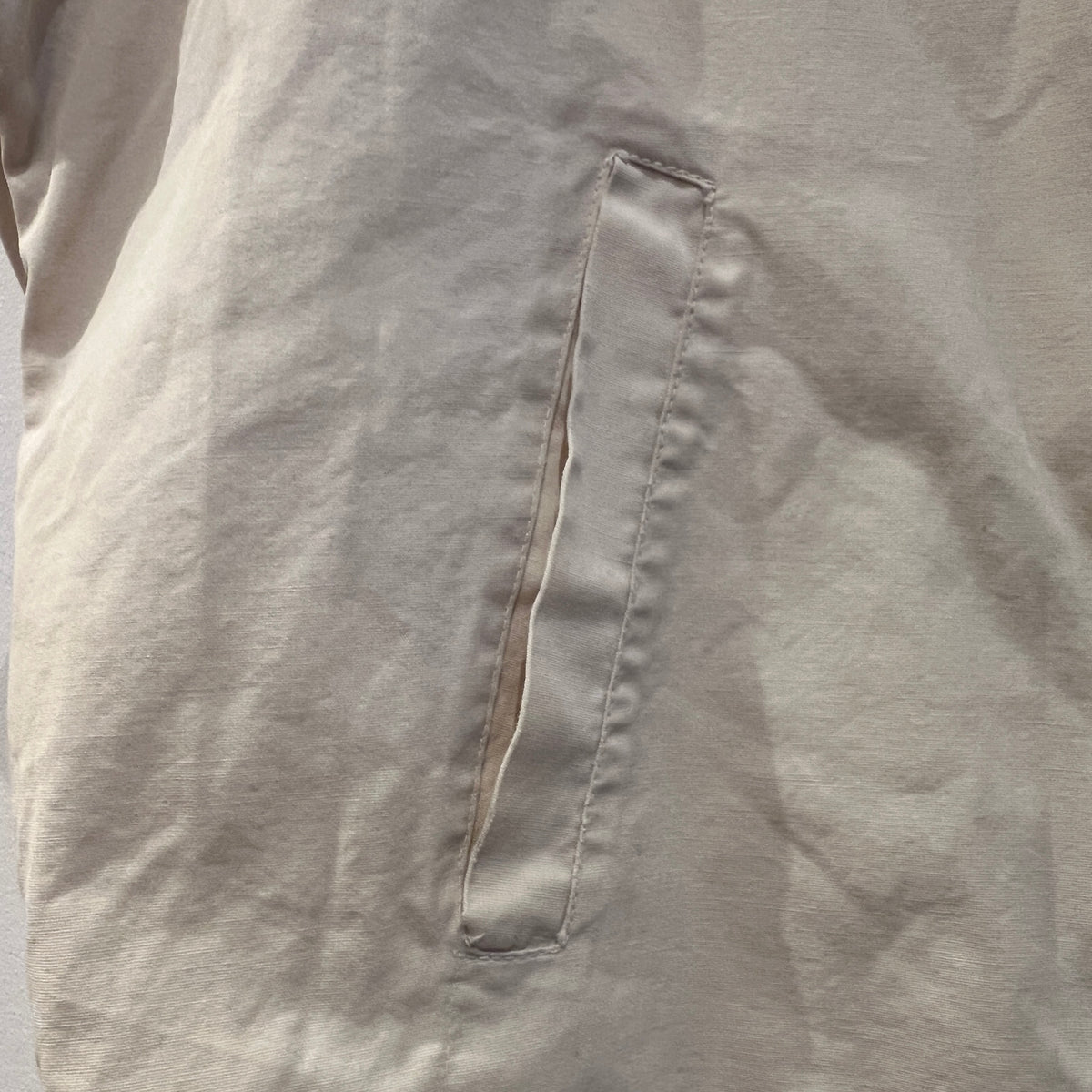 1960s Champion Varsity Cotton Cream Jacket with Notre Dame Crest Print