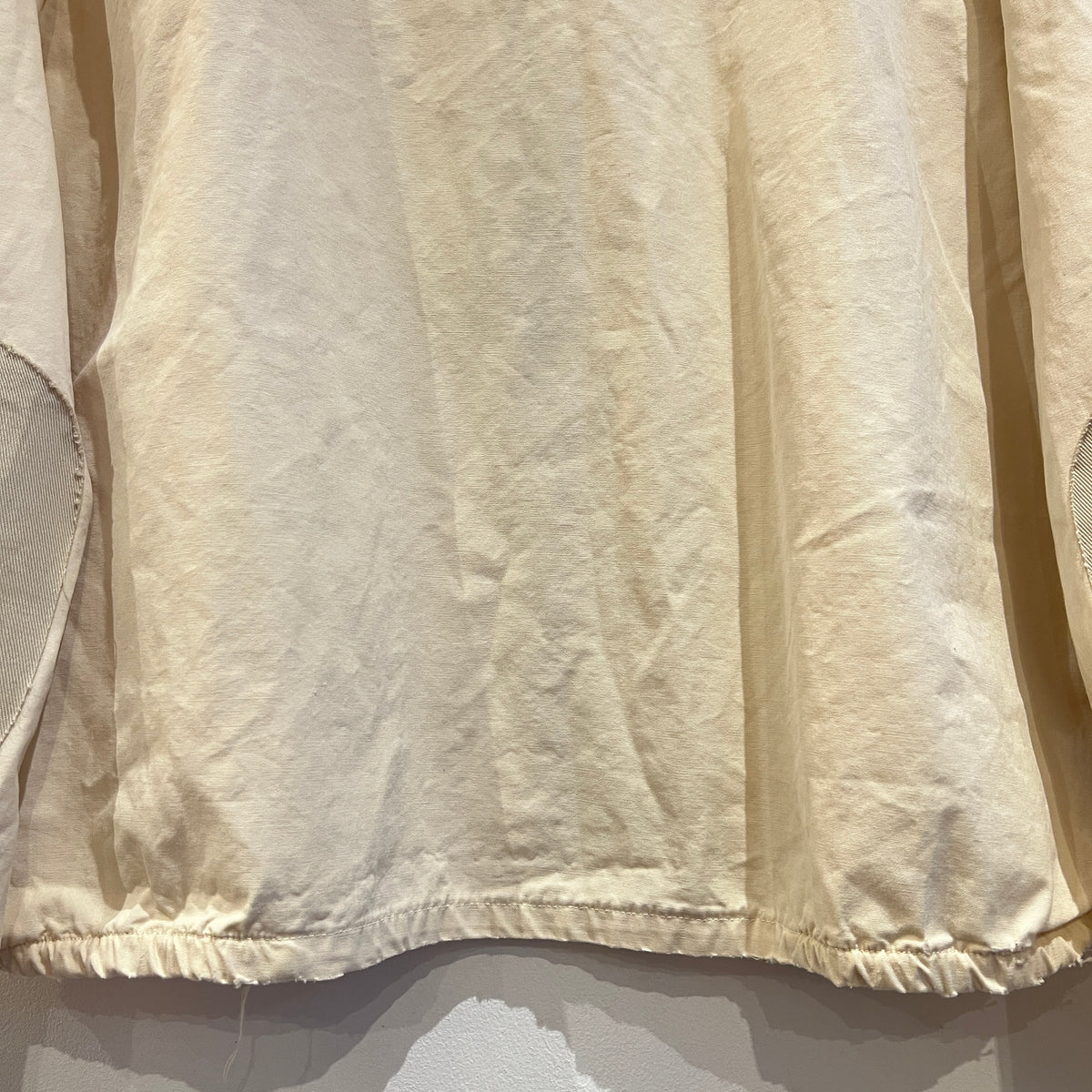 1960s Champion Varsity Cotton Cream Jacket with Notre Dame Crest Print