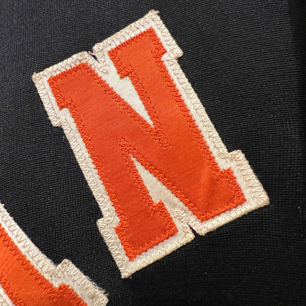 1960s Champion Varsity Black Jacket with Princeton Letter Patch
