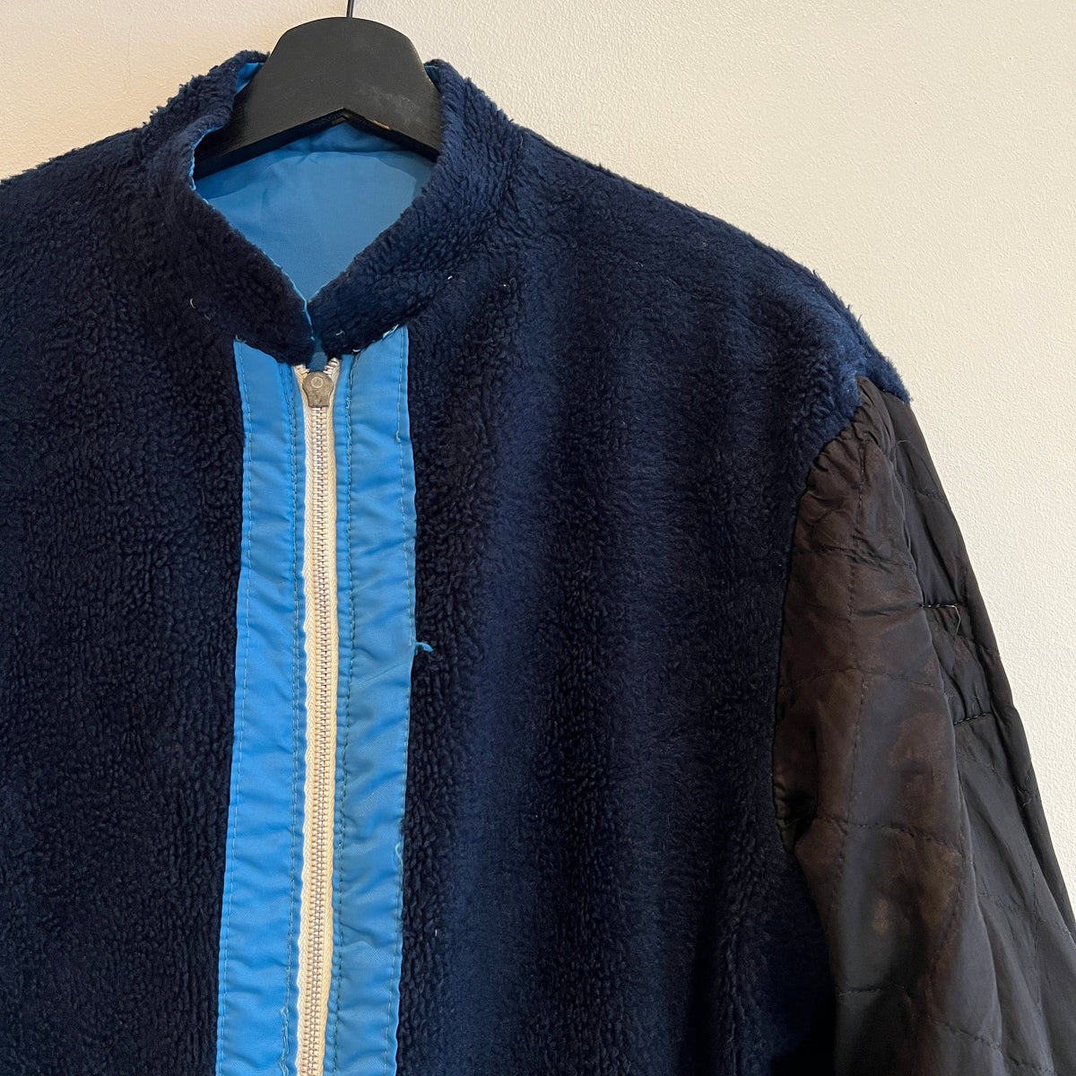 1970s "The Great Lakes Jacket" Zip-up Royal Blue Jacket with Iconic Rat Fink Print
