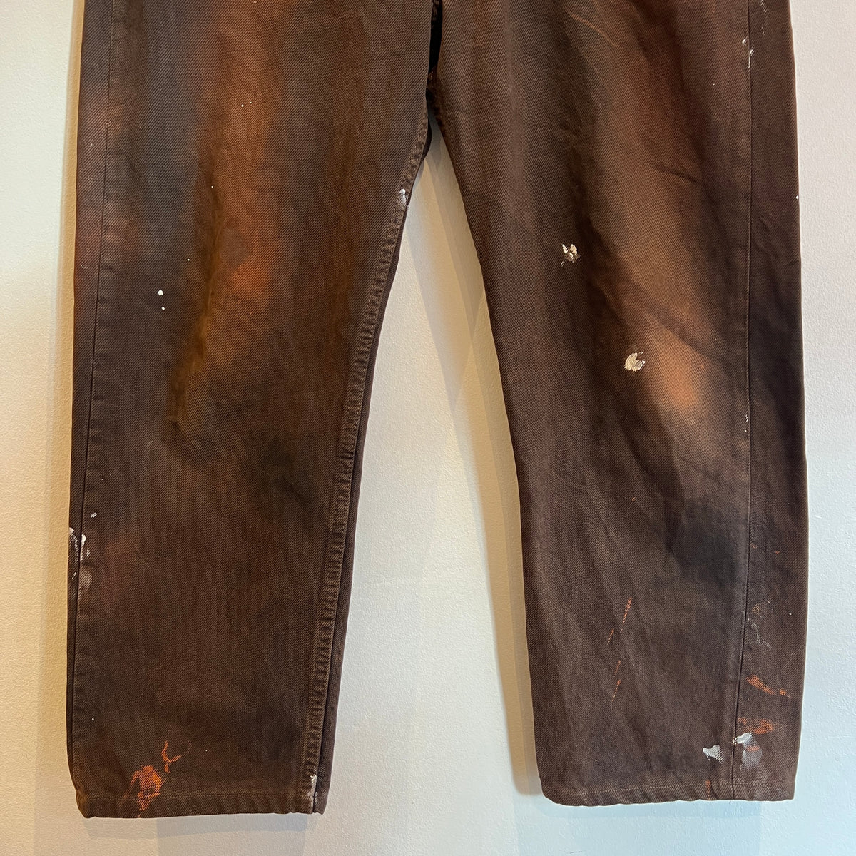 1995s Levi's 501 Faded Brown Denim Pant W33", L25"