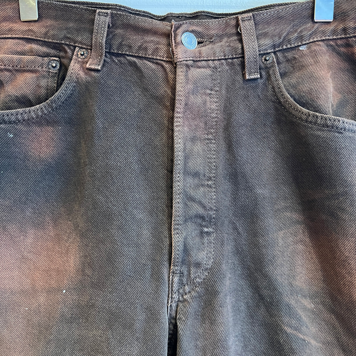 1995s Levi's 501 Faded Brown Denim Pant W33", L25"