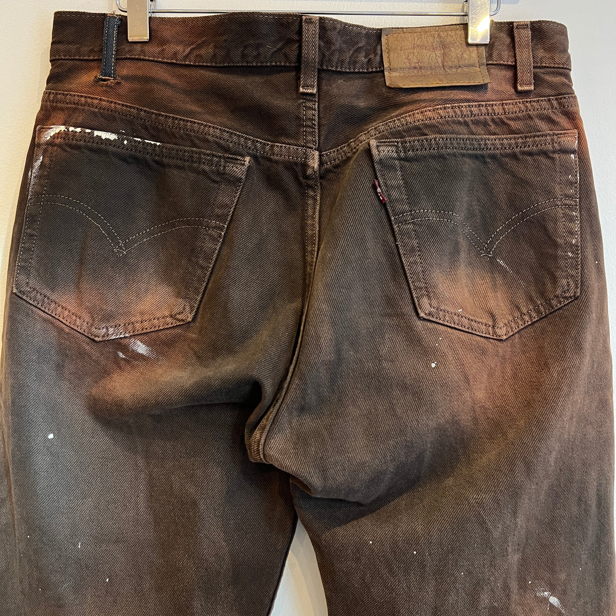 1995s Levi's 501 Faded Brown Denim Pant W33", L25"
