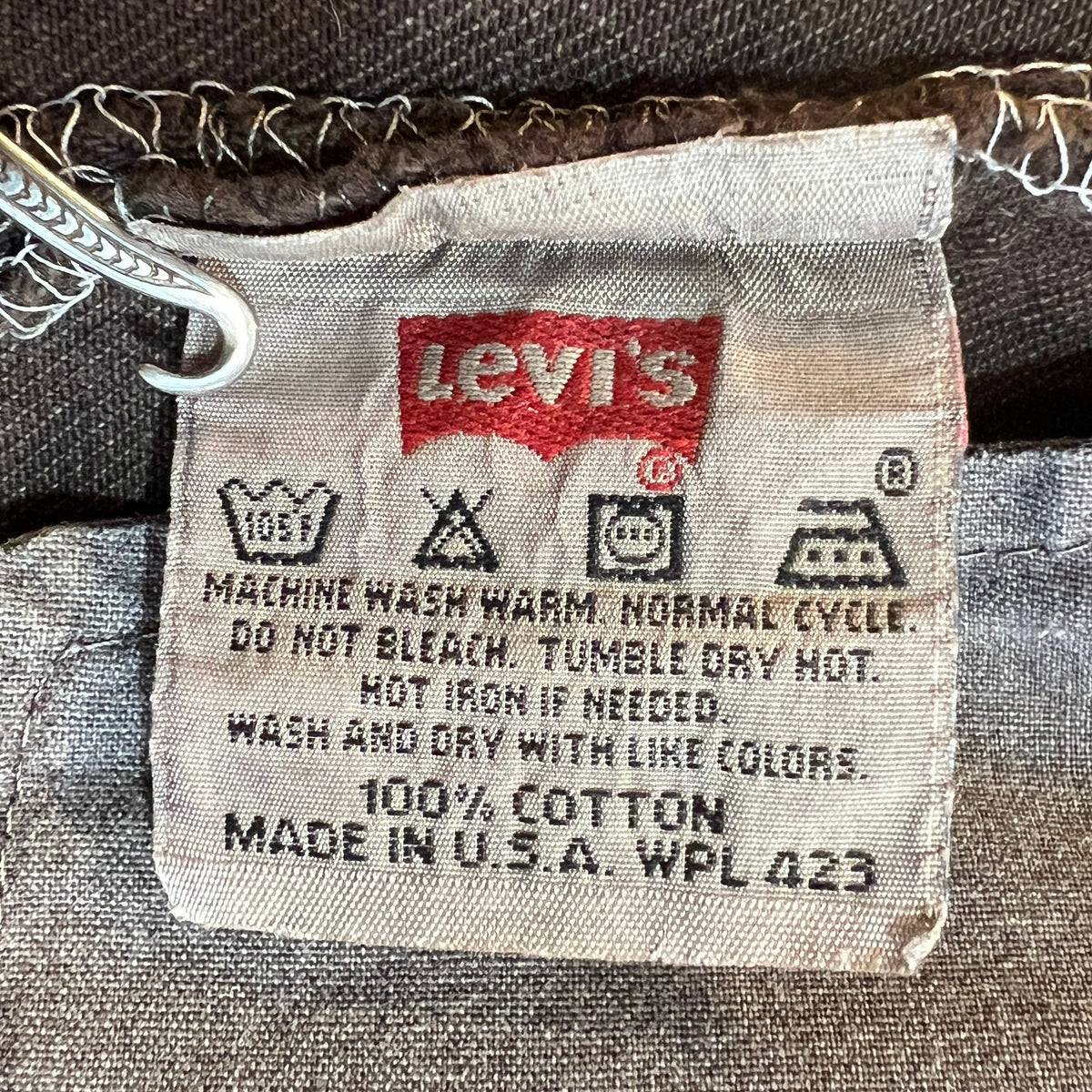 1995s Levi's 501 Faded Brown Denim Pant W33", L25"