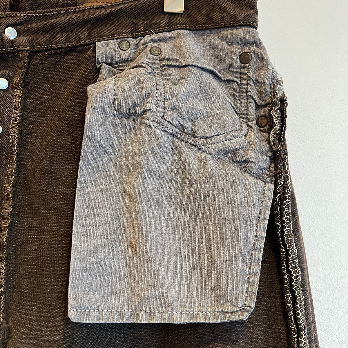 1995s Levi's 501 Faded Brown Denim Pant W33", L25"