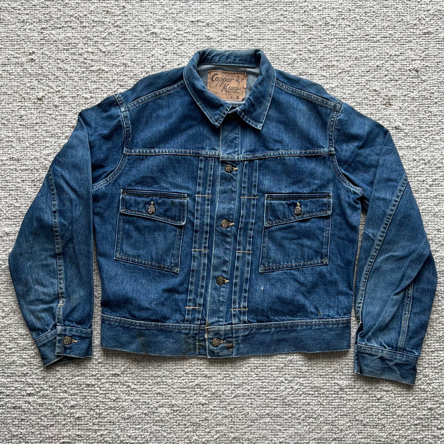 1950s~1960s Copper King by Can't Bust'em Lot 105 Denim Jacket