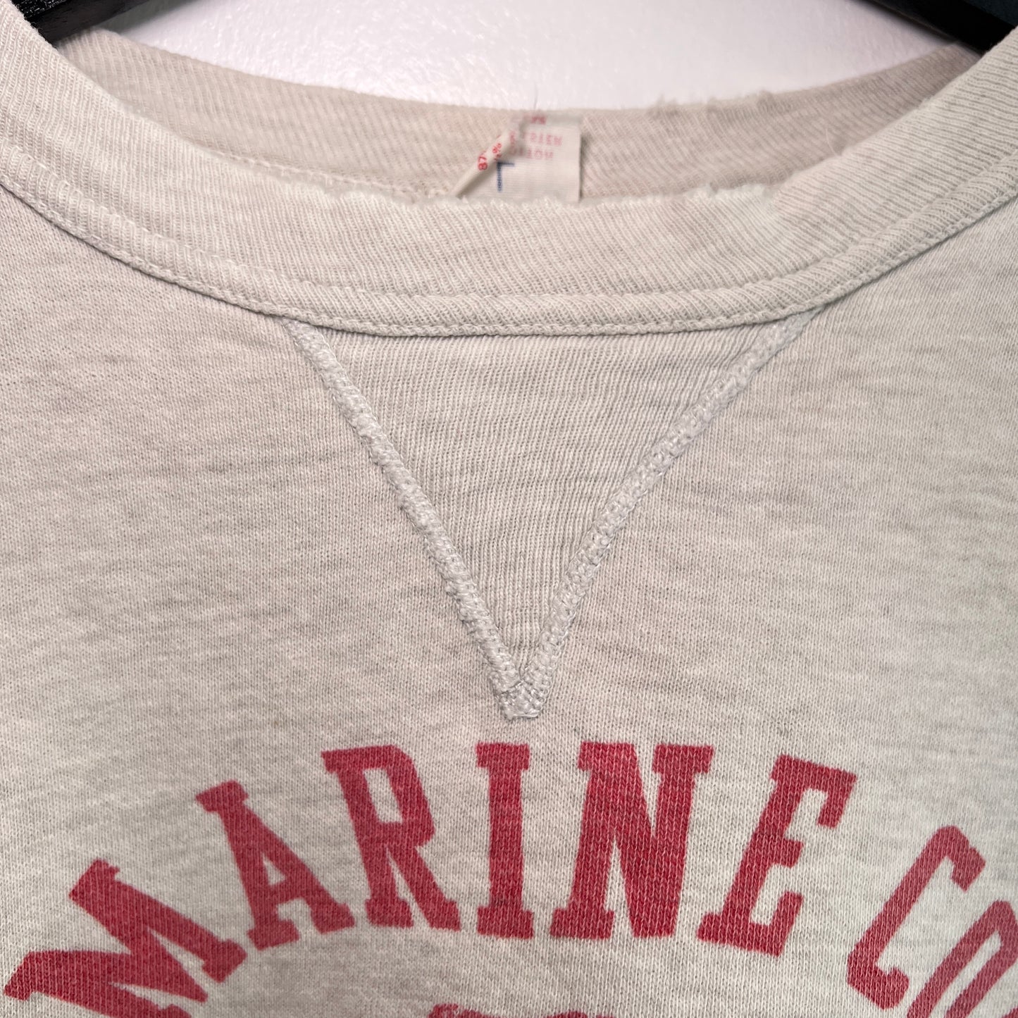 1950s Russell Athletic U.S.Marine Corps Single V Sweatshirts with U ND FRHILL Stenciled