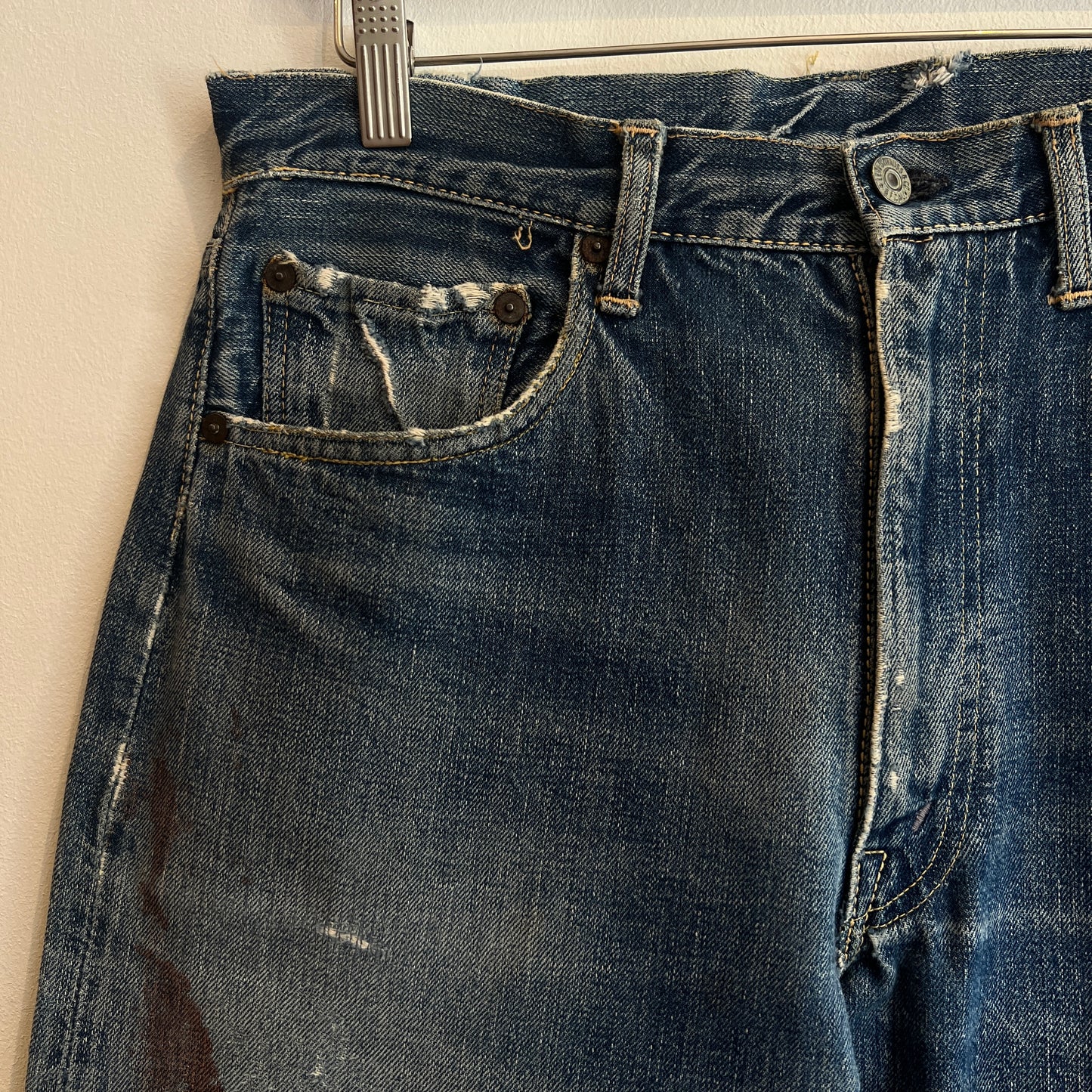1950s Levi's 501ZXX Paper Patch Denim Pants W32", L27"