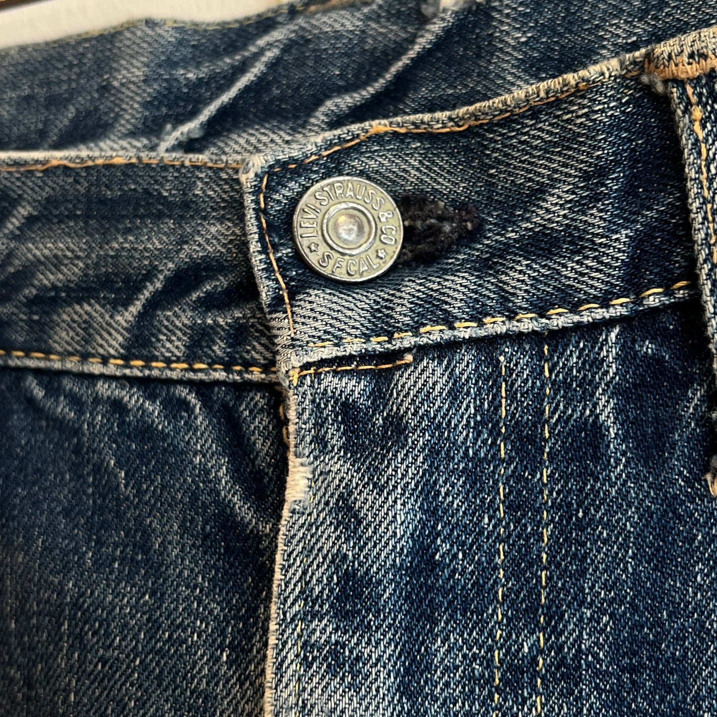 1950s Levi's 501ZXX Paper Patch Denim Pants W32", L27"