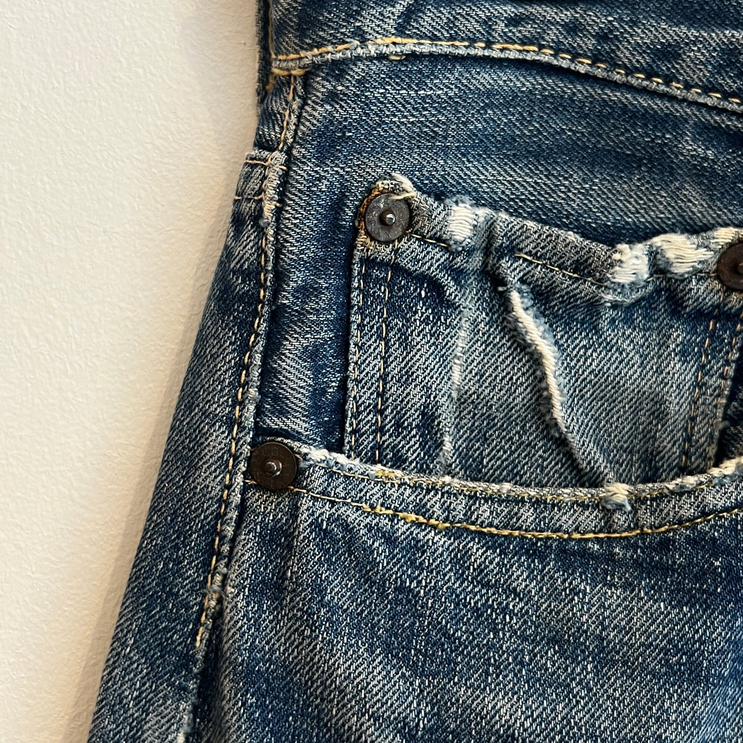 1950s Levi's 501ZXX Paper Patch Denim Pants W32", L27"