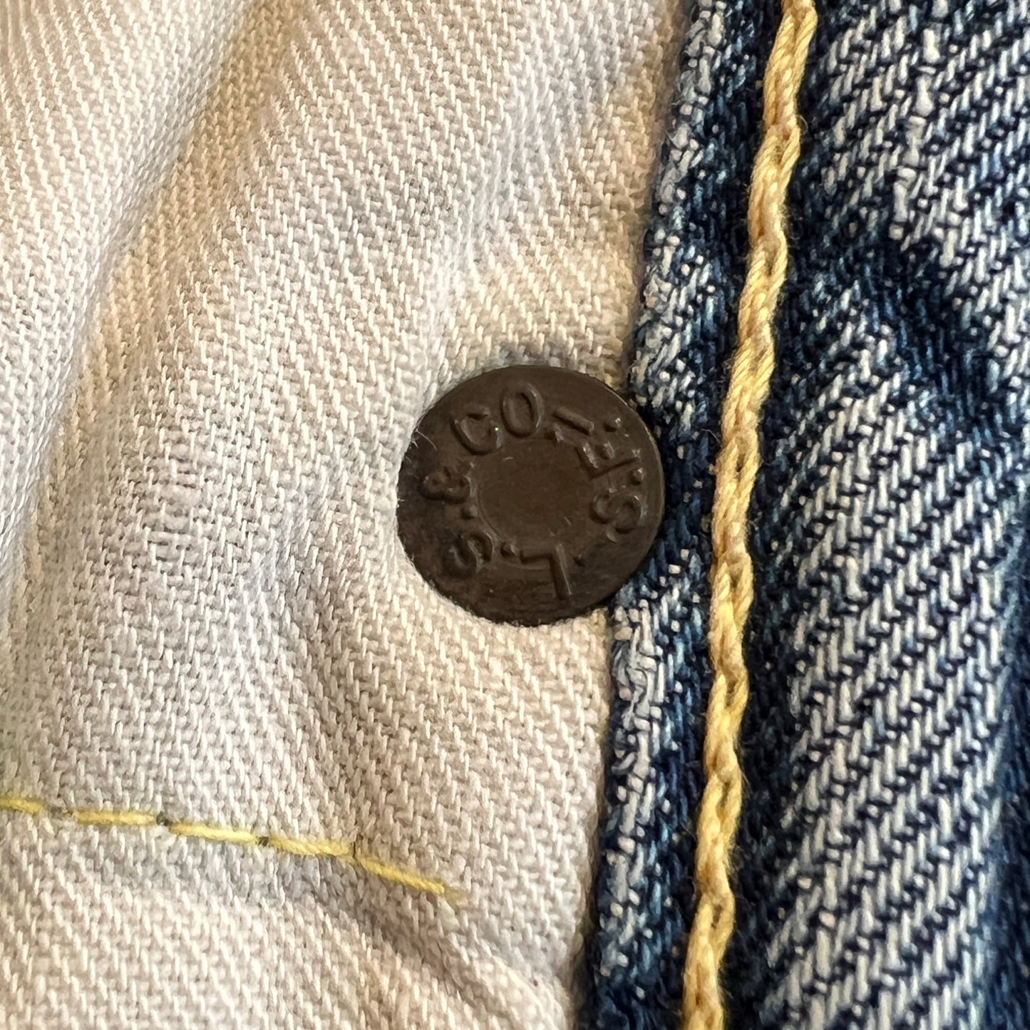 1950s Levi's 501ZXX Paper Patch Denim Pants W32", L27"