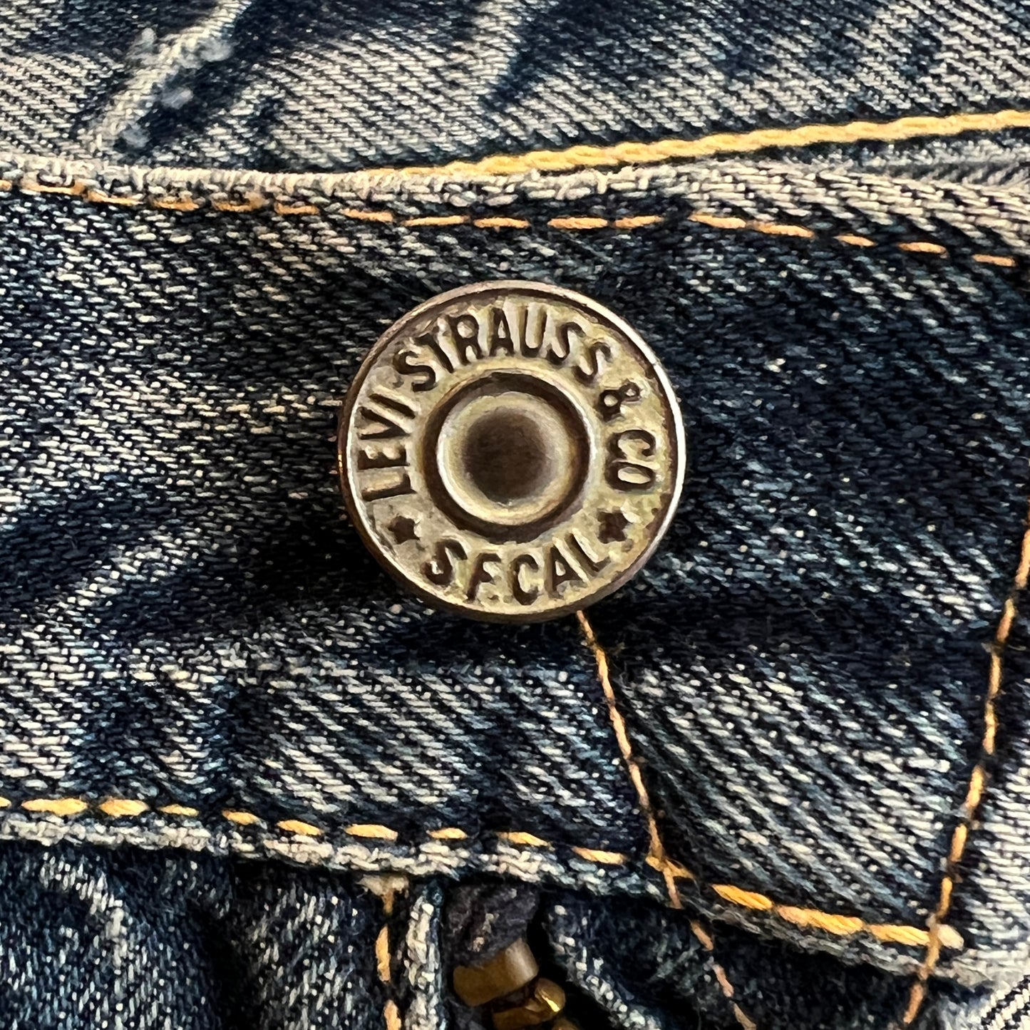 1950s Levi's 501ZXX Paper Patch Denim Pants W32", L27"