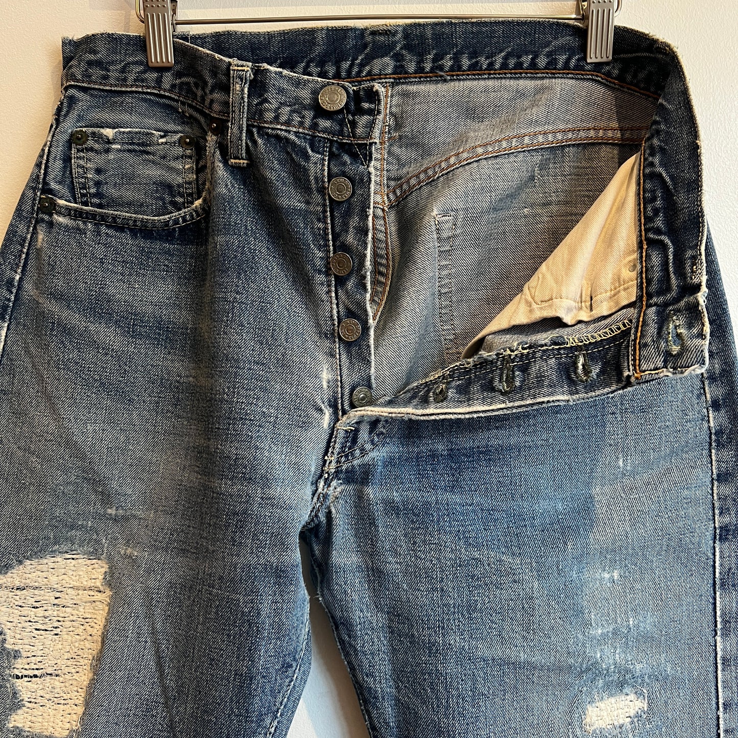 1960s Early Levi's 501XX Paper Patch Denim Pants W31", L27.5"