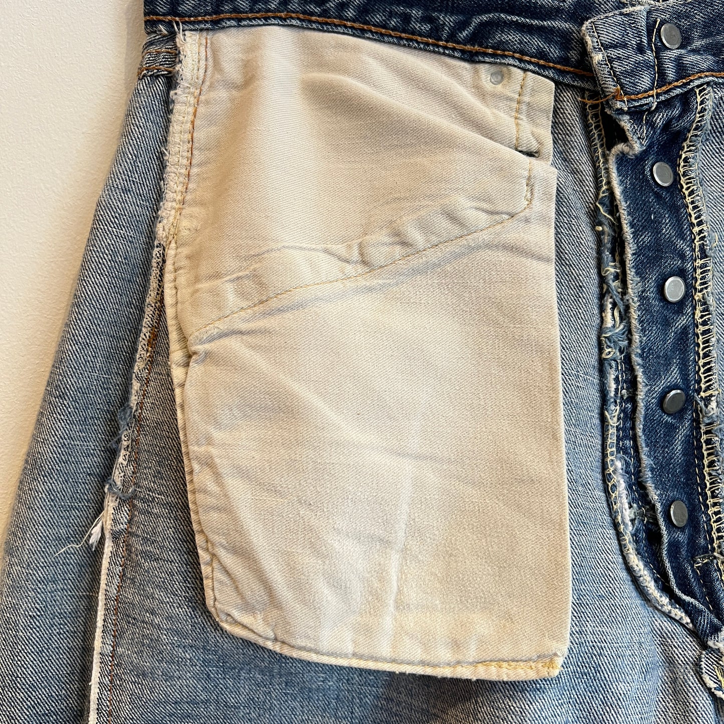 1960s Early Levi's 501XX Paper Patch Denim Pants W31", L27.5"