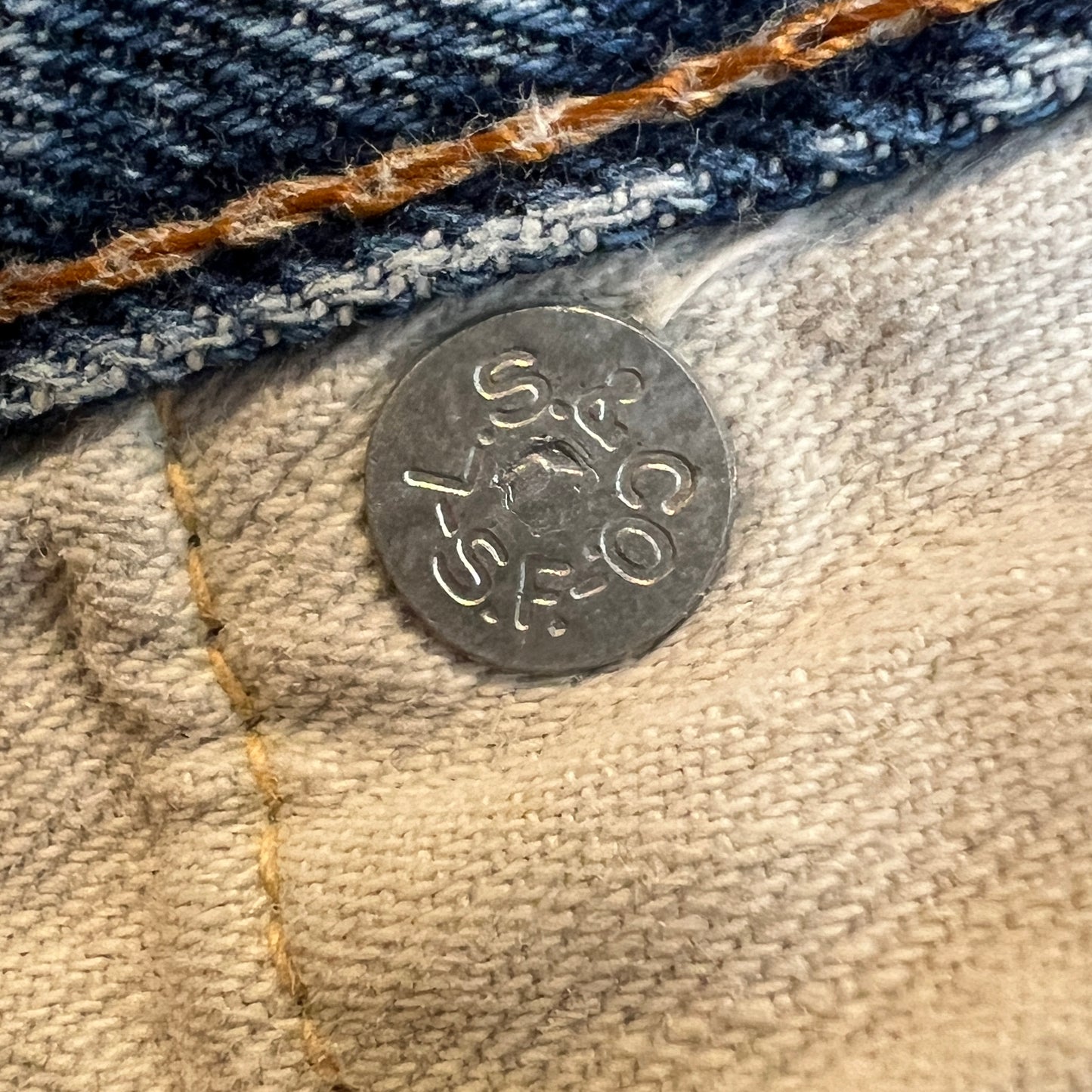 1960s Early Levi's 501XX Paper Patch Denim Pants W31", L27.5"