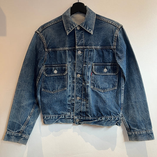 1950s Levi's 507XX (Early Version) Denim Jacket with Pioneer Bar Red Patch