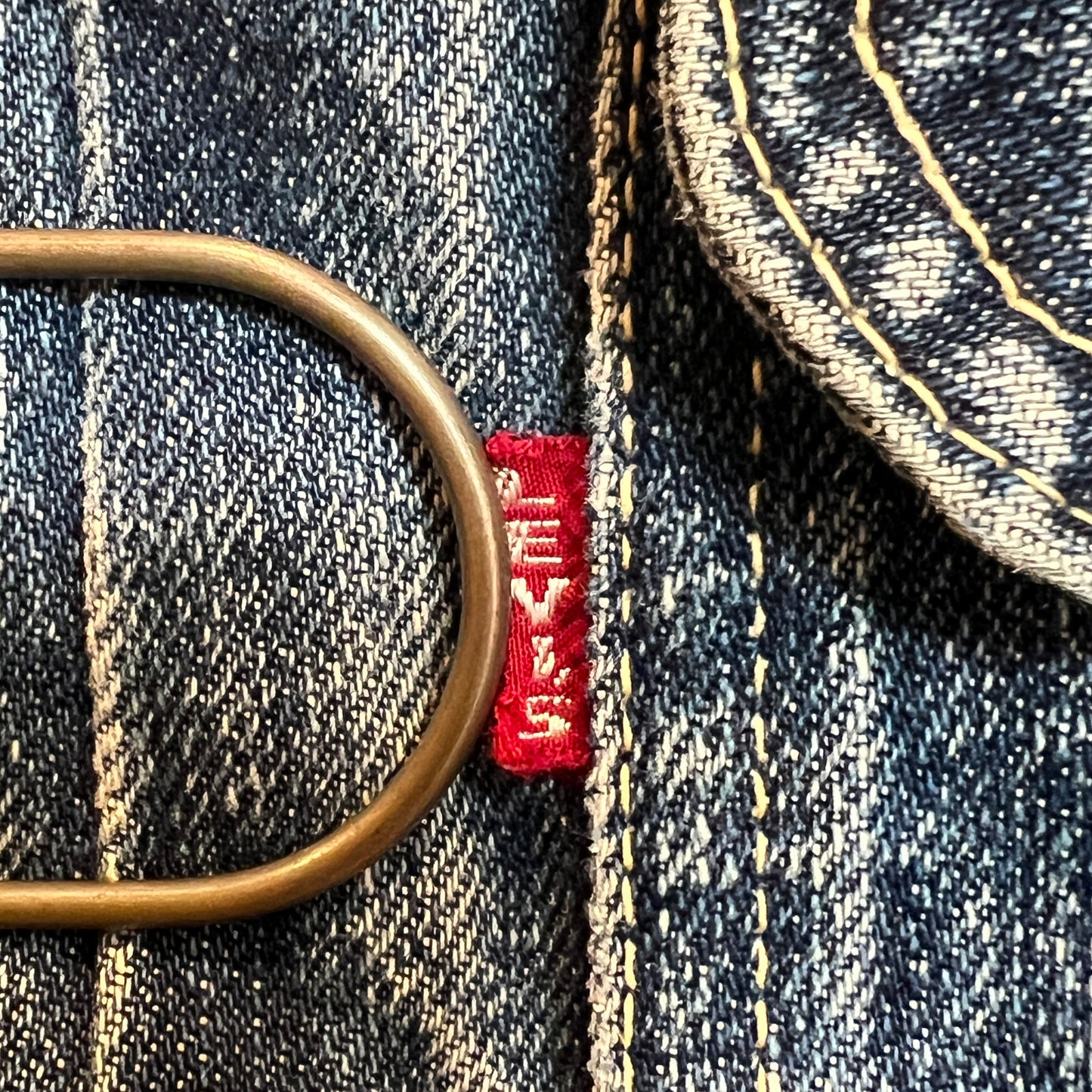 1950s Levi's 507XX (Early Version) Denim Jacket with Pioneer Bar Red Patch