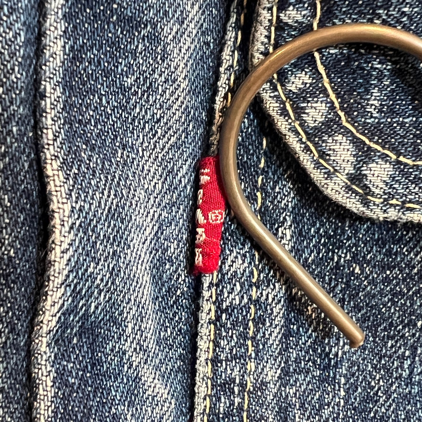 1950s Levi's 507XX (Early Version) Denim Jacket with Pioneer Bar Red Patch
