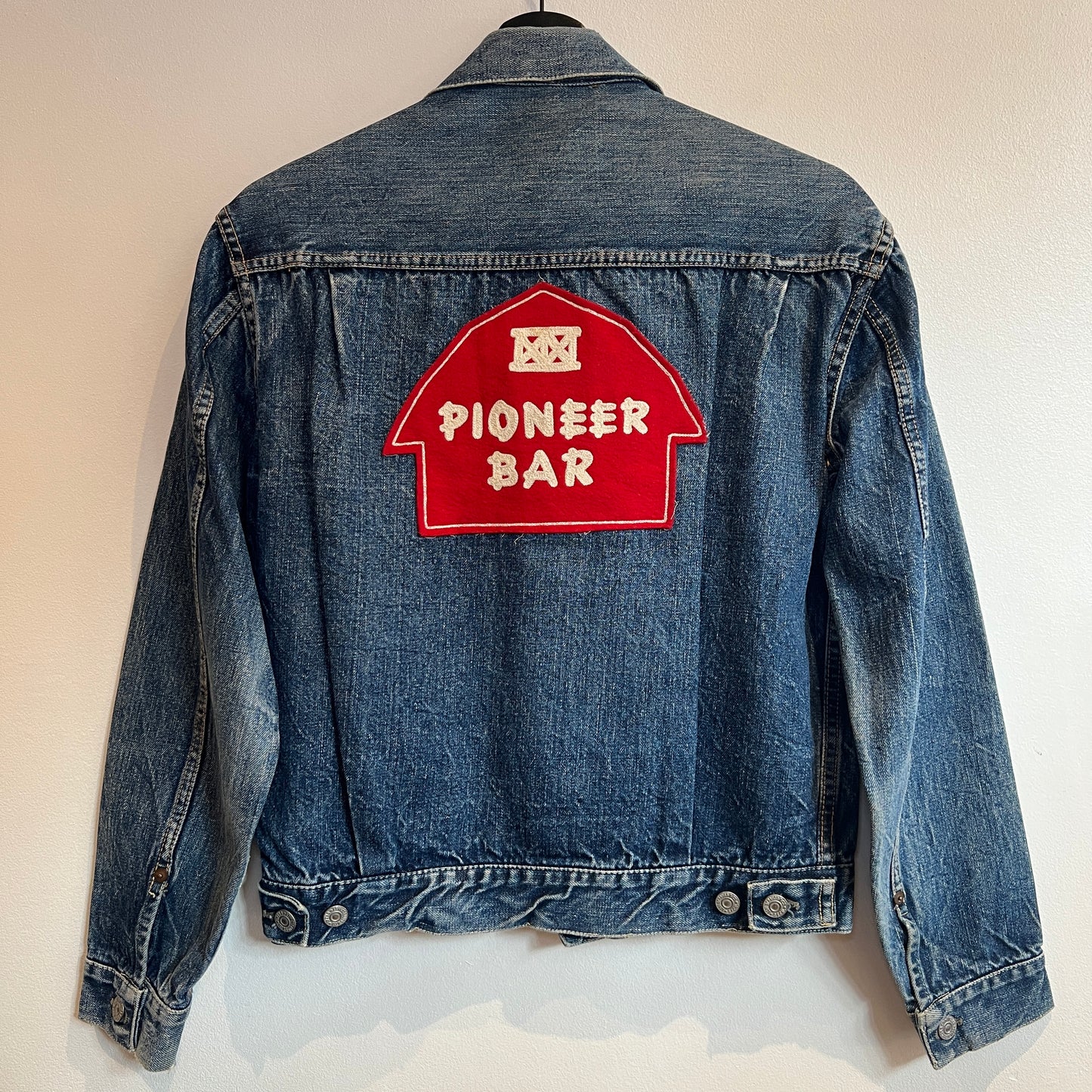 1950s Levi's 507XX (Early Version) Denim Jacket with Pioneer Bar Red Patch