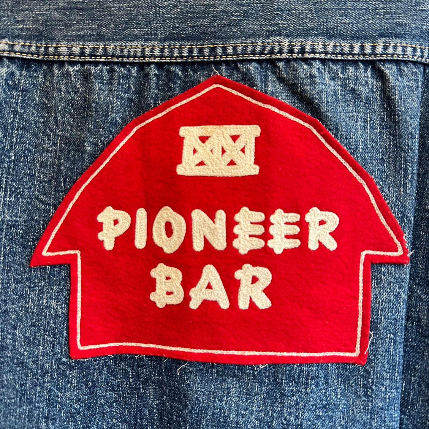 1950s Levi's 507XX (Early Version) Denim Jacket with Pioneer Bar Red Patch